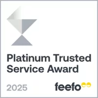 Feefo Platinum Trusted Service Award 2025